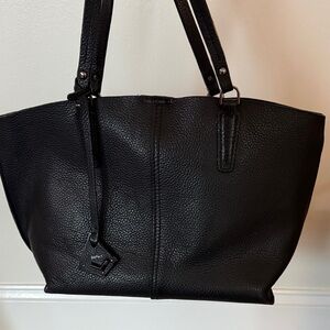 Botkier Black Pebbled Leather Tote